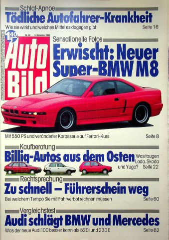 Deckblatt Auto Bild (49/1990)